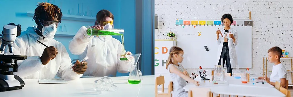 Application of lab glass measuring cylinders