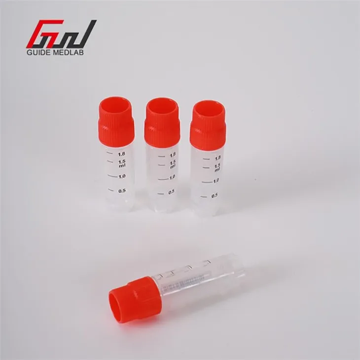 3 1.8 ml cryovials for lab