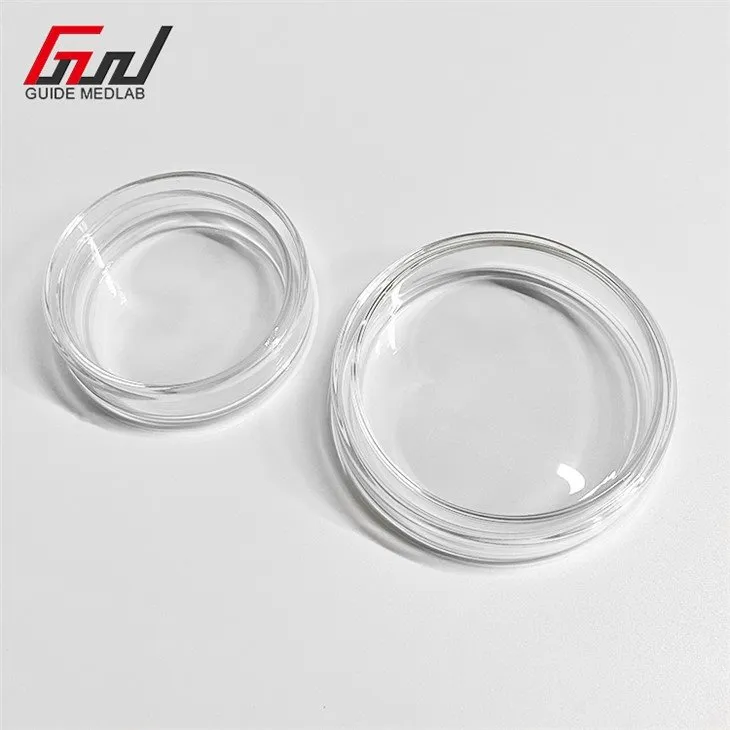 3 Glass petri dish in microbiology