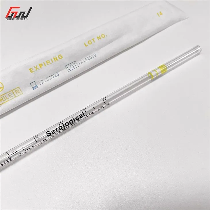 long plastic serological pipettes
