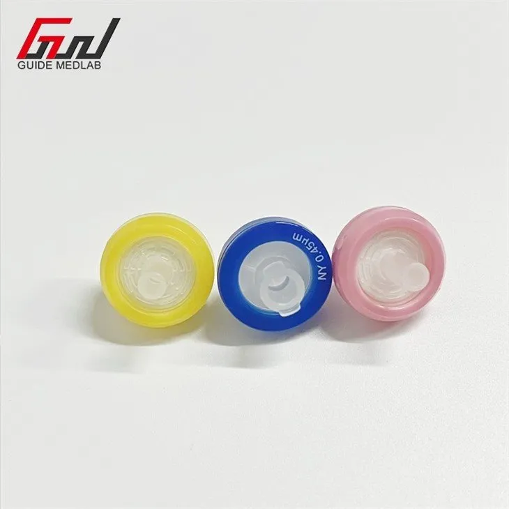3 sterile syringe filters 0.22 um 0.45um